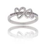 Coffret Bague Femme Rhodium Cœur ARWEN