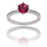 Coffret Bague Femme Rhodium ALGA