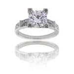 Coffret Bague Femme Rhodium ALCOR