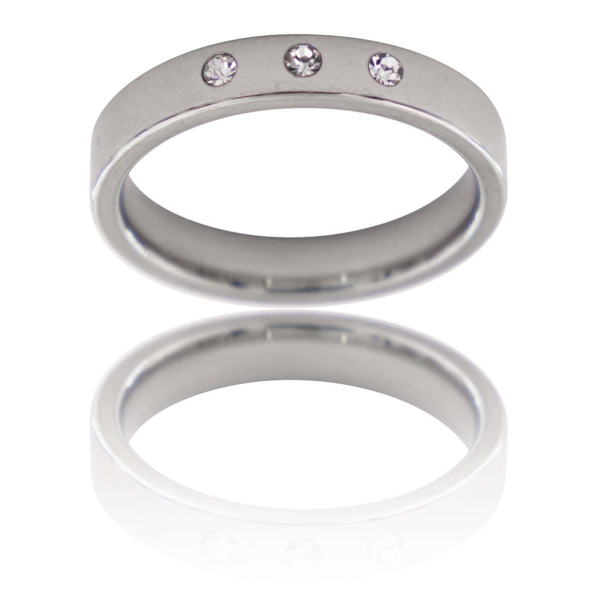 Bague Anneau Femme Acier ADICI