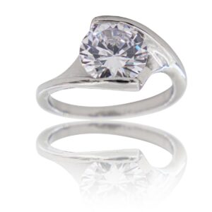 Coffret Bague Femme Rhodium NOMA