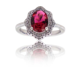 Coffret Bague Femme Rhodium ZETA