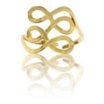 Coffret Bague Femme Ajustable Acier