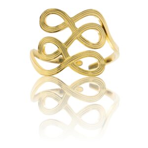 Coffret Bague Femme Ajustable Acier