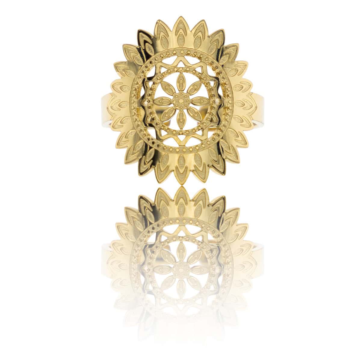 Coffret Bague Femme Ajustable Acier