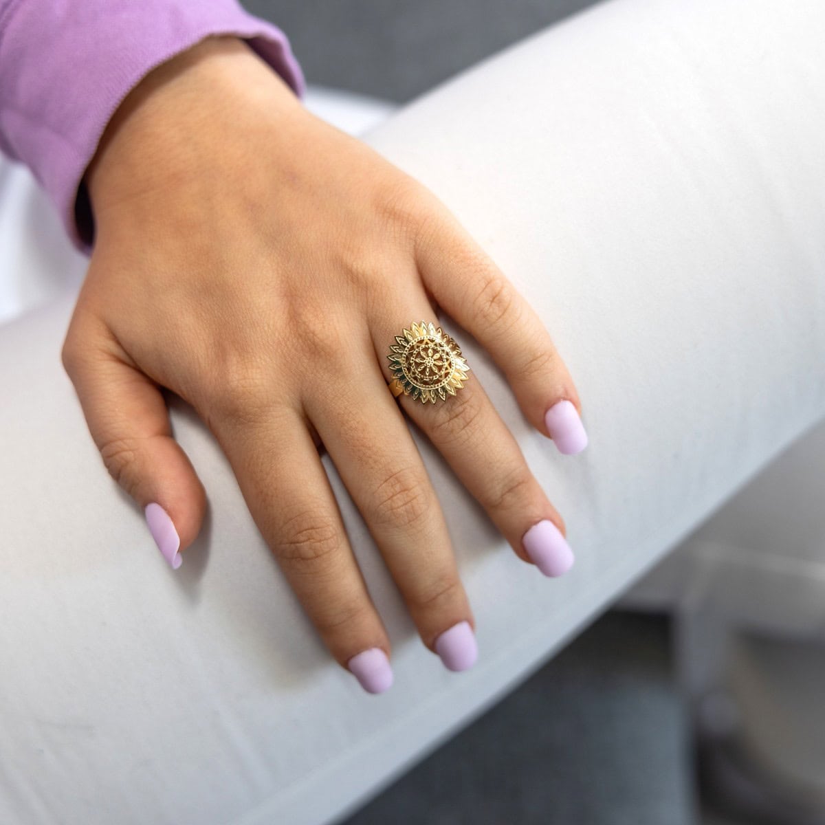 Coffret Bague Femme Ajustable Acier