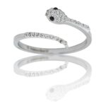 Coffret Bague Femme Serpent strass