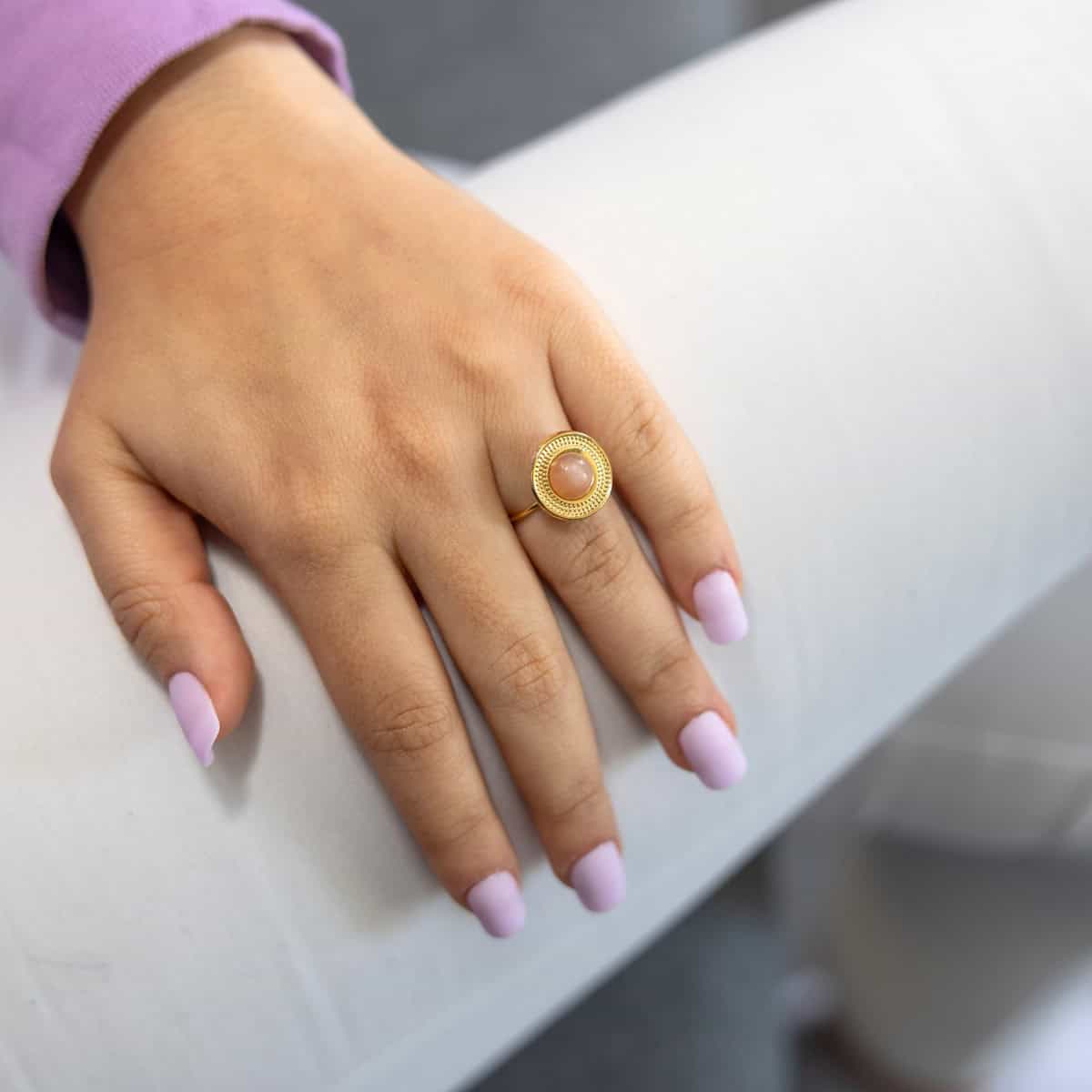 Coffret Bague Femme Ajustable Acier