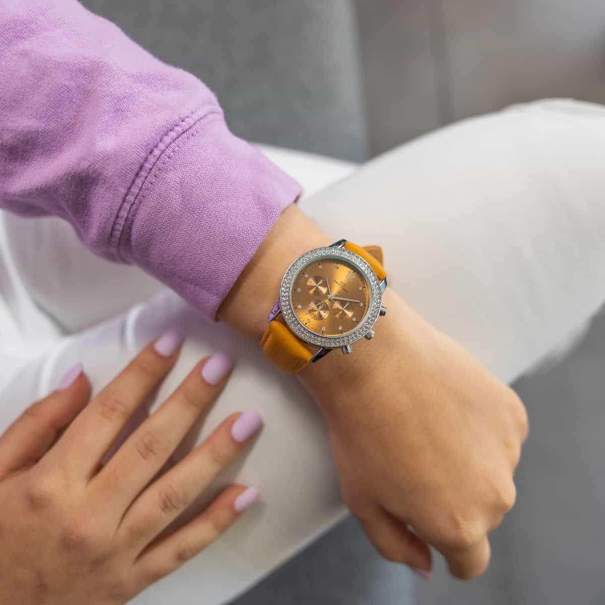 Coffret Montre Femme Caramel GIORGIO