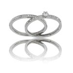 Coffret Duo de Bagues Strass Femme BORA