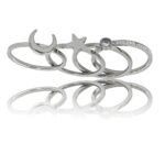 Coffret Quatre Bagues Strass Femme STELLA