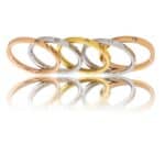 Coffret Cinq Bagues avec Strass Femme BALA