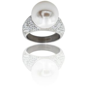 Bague Femme Perle Strass DAPHNEE