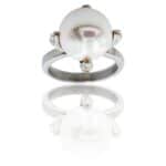 Bague Femme Perle Strass DAPHNEE