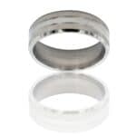 Bague Anneau Homme Acier