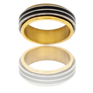 Bague Anneau Homme Acier