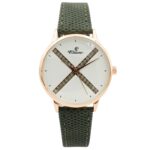 Montre Femme Vert Strass CHTIME