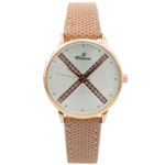 Montre Femme Rose Strass CHTIME