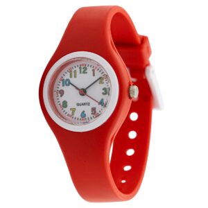 Montre Enfant Silicone Rouge CHTIME