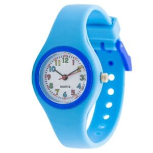 Montre Enfant Silicone Bleu CHTIME