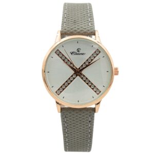 Montre Femme Gris Strass CHTIME