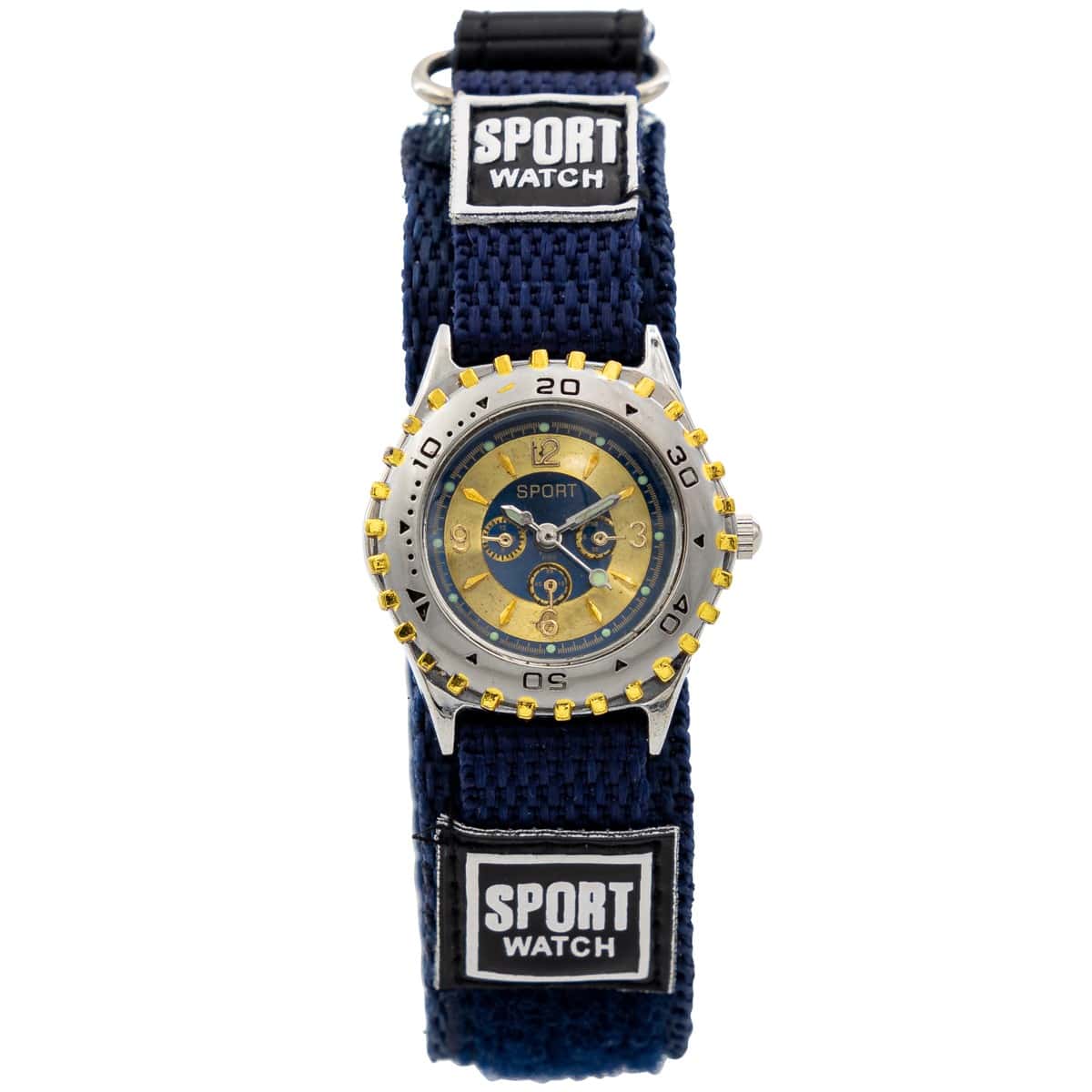 Montre Enfant Tissu Bleu CHTIME