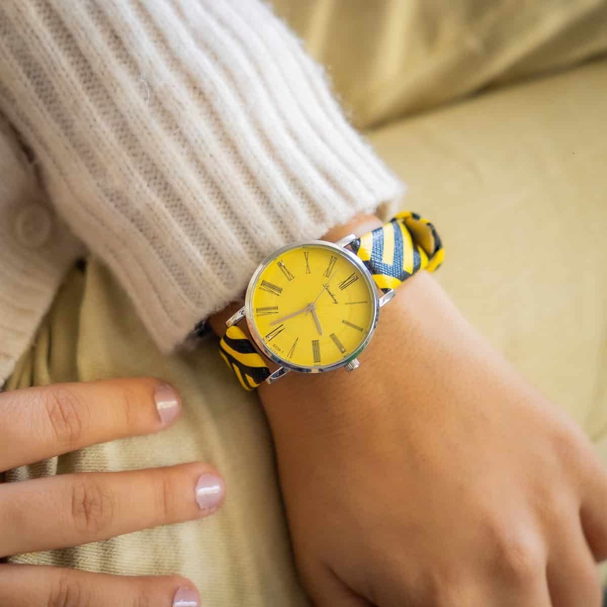 Montre Femme Jaune CHTIME
