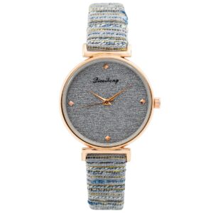 Montre Femme Gris Strass CHTIME