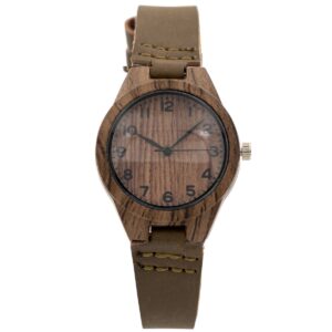 Montre Femme Chocolat Bois CHTIME