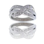 Très Belle Bague Femme Ornée Zirconium ABELIA