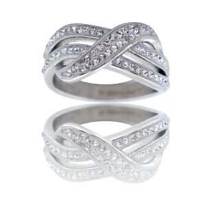 Très Belle Bague Femme Ornée Zirconium ABELIA