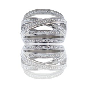 Très jolie Bague Femme Ornée Zirconium SASA