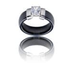 Coffret Bague Femme Fashion Céramique Ornée Zirconium