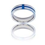 Très belle Bague Anneau Homme Acier