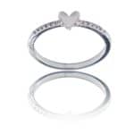 Bague Femme Coeur Ornée de Strass