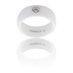 Coffret Bague tendance Femme Céramique Ornée Zirconium