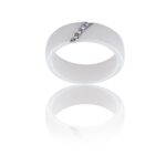 Coffret avec Bague Femme Céramique Ornée Zirconium