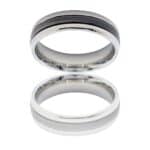 Sublime Bague Anneau Homme Acier CAREX