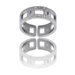 Très Jolie Bague Femme Ornée Zirconium KERRIA