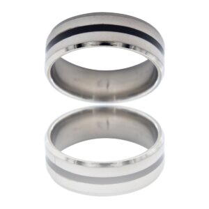 Jolie Bague Anneau pour Homme Acier ILNUS