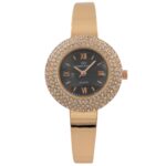 Montre Femme en Métal Rosé Strass GIORGIO