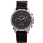 Montre Homme avec Bracelet Tissu Noir GIORGIO