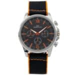 Magnifique Montre Homme Tissu Noir GIORGIO