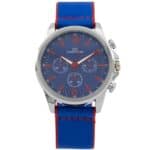 Belle Montre Homme Tissu Bleu GIORGIO