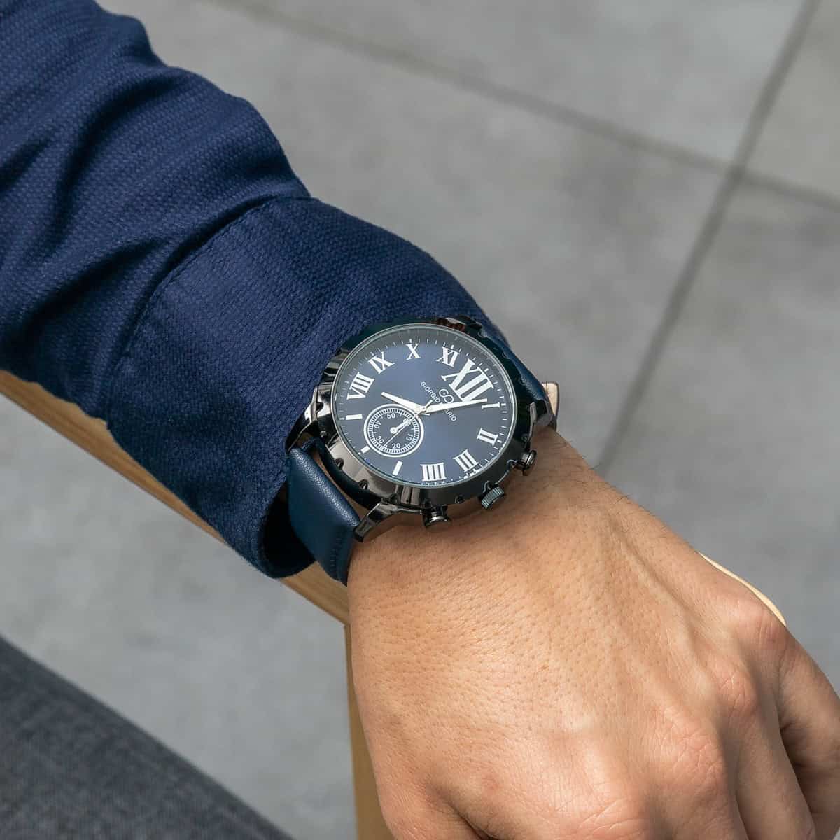 Jolie Montre Homme Noir GIORGIO