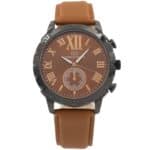 Très Belle Montre Homme Marron GIORGIO