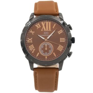 Très Belle Montre Homme Marron GIORGIO