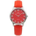 Délicate Montre Femme Rouge Orange GIORGIO