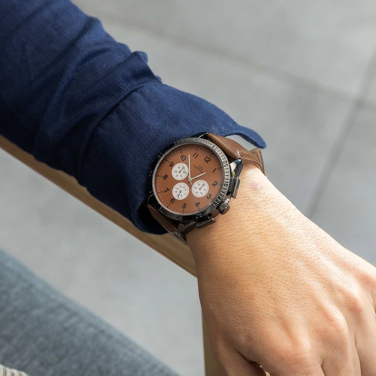 Montre Tendance Homme Chocolat GIORGIO