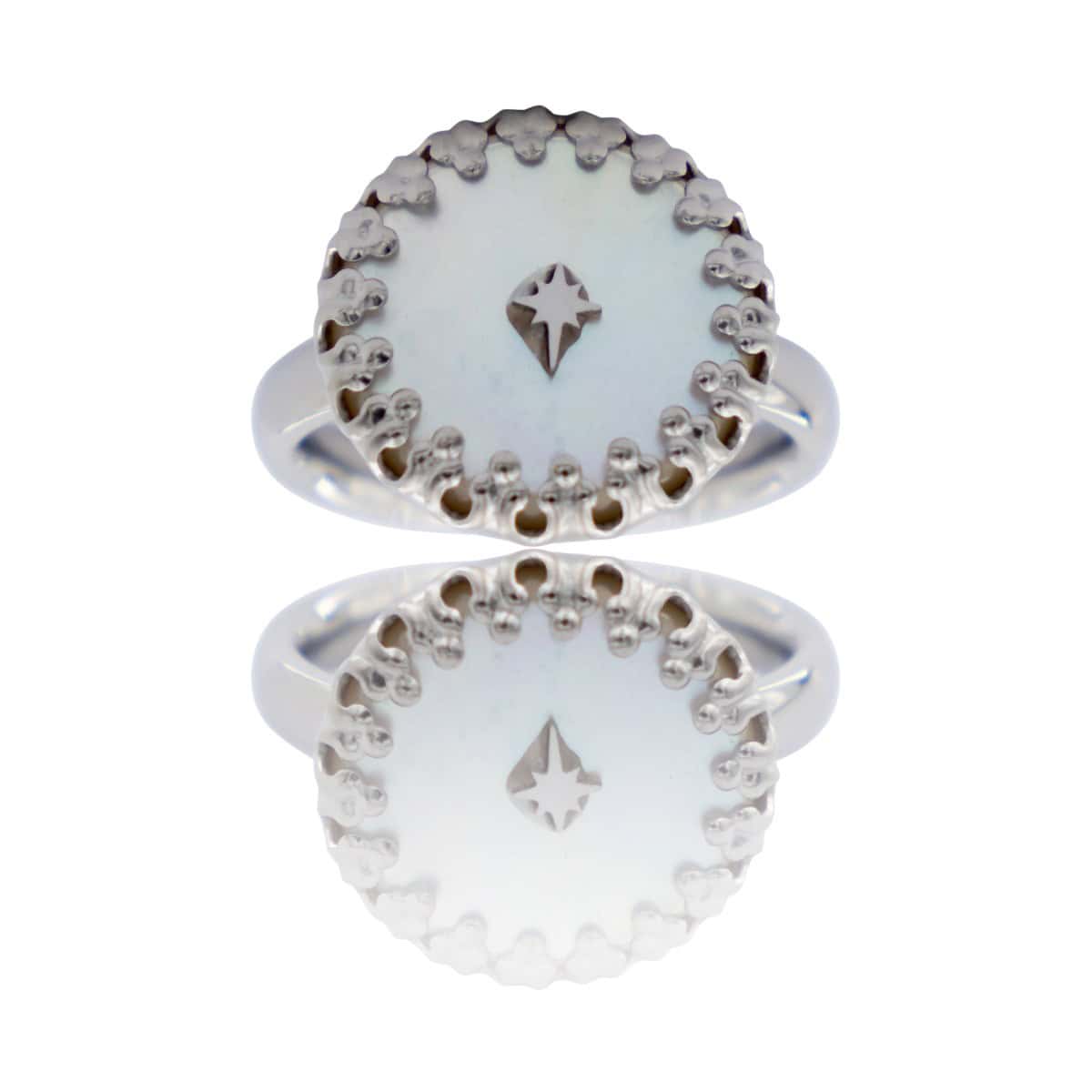 Magnifique Bague Femme Nacrée CALTHA